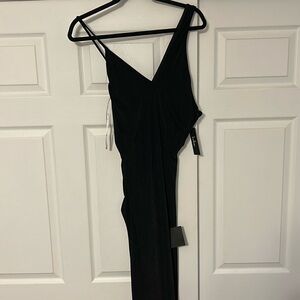 Black, Lulu’s dress for black tie wedding